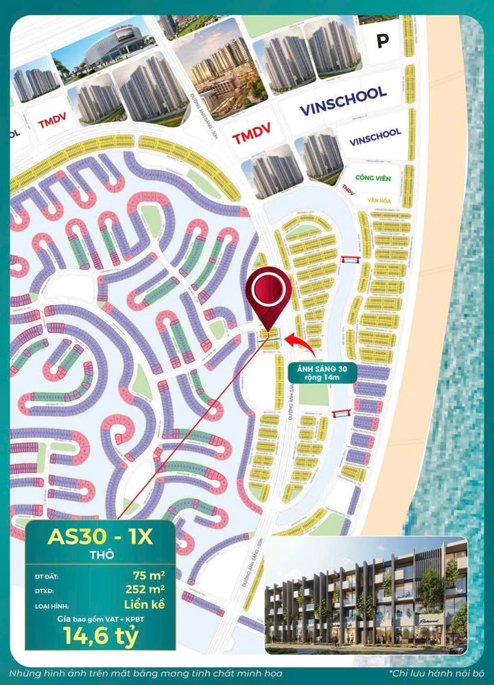 Shophouse Vinhomes Green Paradise Cần Giờ 75m² giá 14.6 tỷ - Đầu tư sinh lời vượt trội!