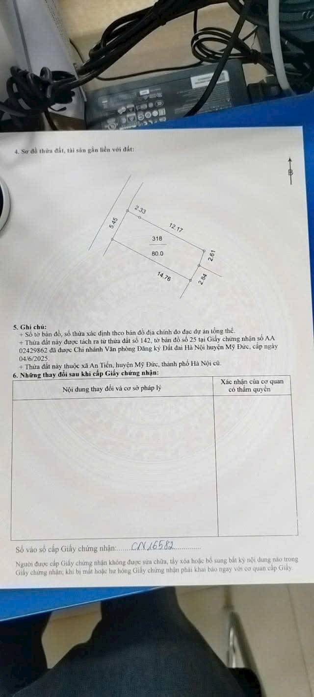 Đất ở Hương Sơn, Mỹ Đức 80m² giá 1 tỷ - Cơ hội đầu tư hấp dẫn!