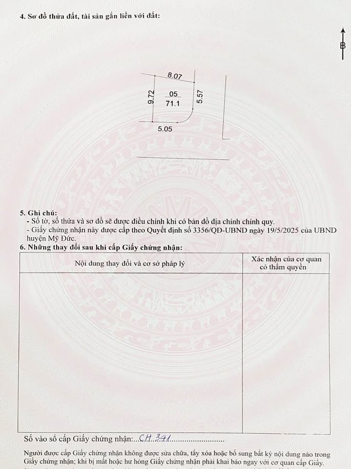 Căn hộ khu phân lô Phúc Lâm, Mỹ Đức 71m² - Giá thỏa thuận hấp dẫn!