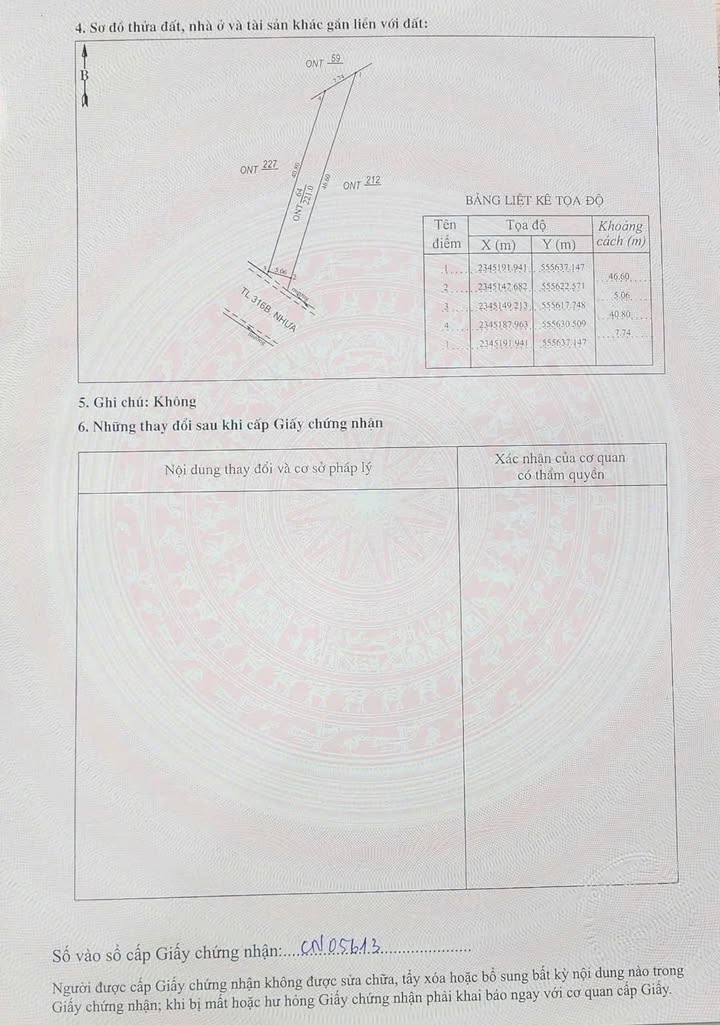 Đất nền mặt đường TL317 Tân Phương 221m² giá 1 tỷ - Đầu tư sinh lời ngay!