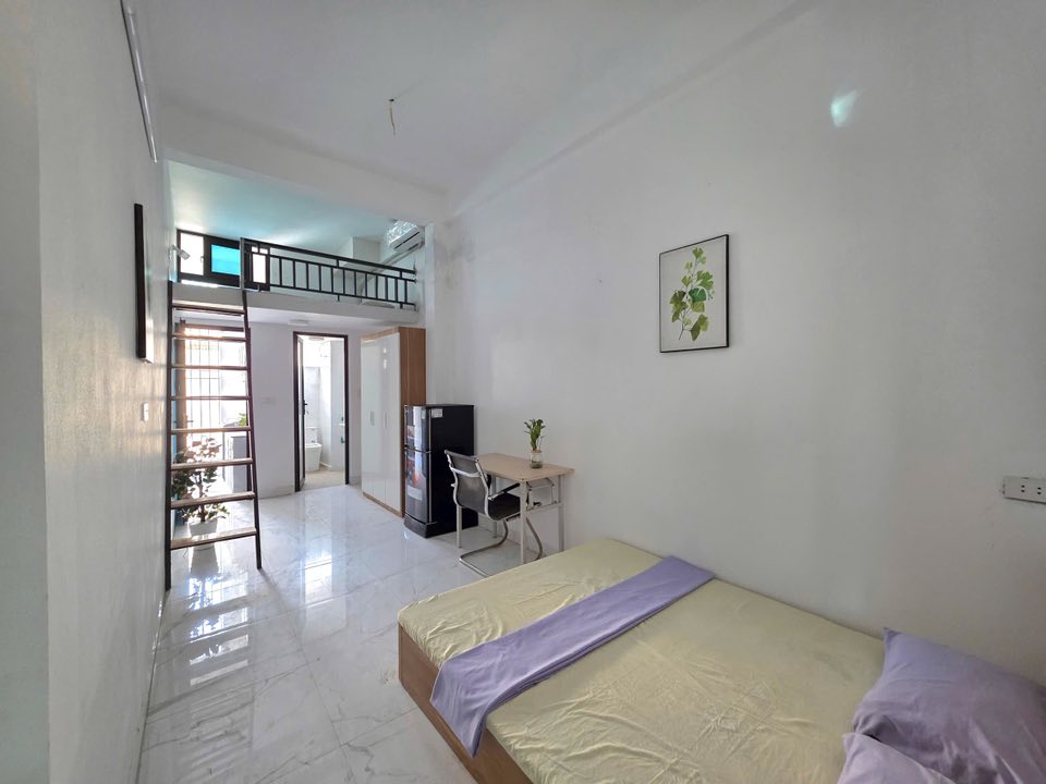 Căn hộ cho thuê tại ngõ 60 Tân Triều, 45m² - Nội thất đầy đủ, thoáng đãng