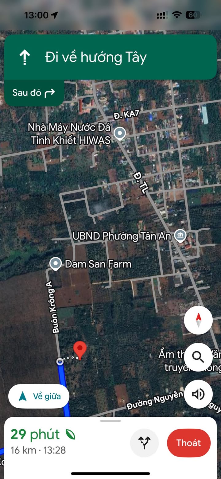Đất phường Tân An, Buôn Ma Thuột 1150m² giá 1.38 tỷ - Đầu tư sinh lời tuyệt vời!