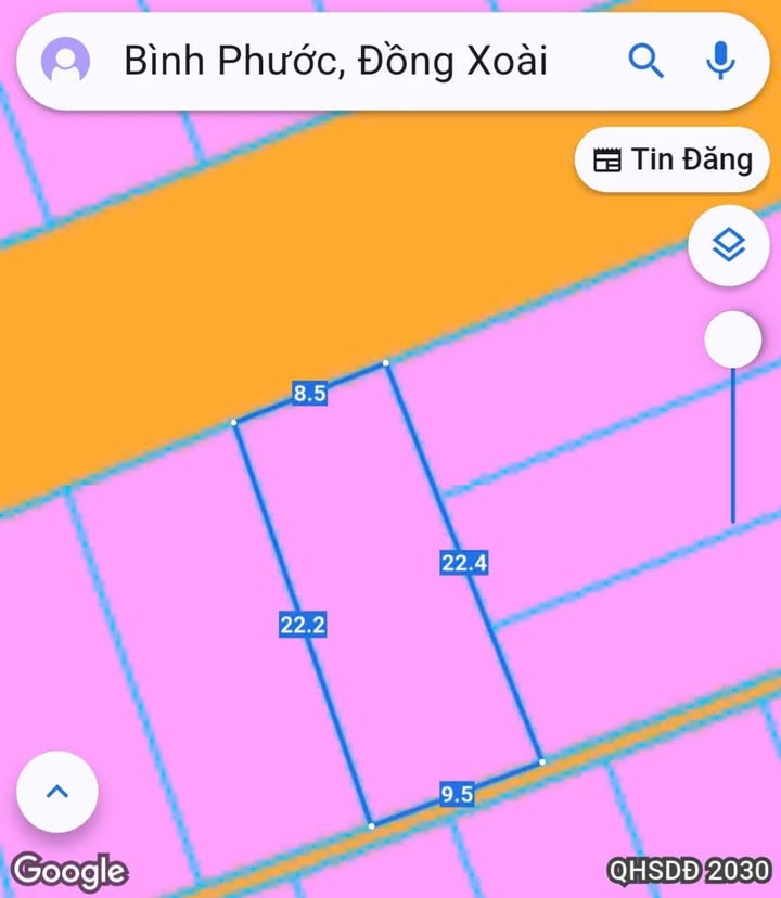 Đất thổ cư 187m² tại Tân Xuân, Đồng Xoài - Giá chỉ 700 triệu, đầu tư sinh lời!