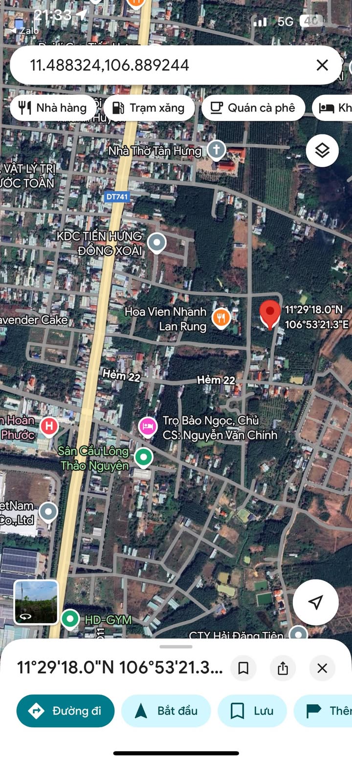 Đất nền Tiến Hưng 150m² giá 600 triệu - Sổ đỏ chính chủ, đầu tư sinh lời!