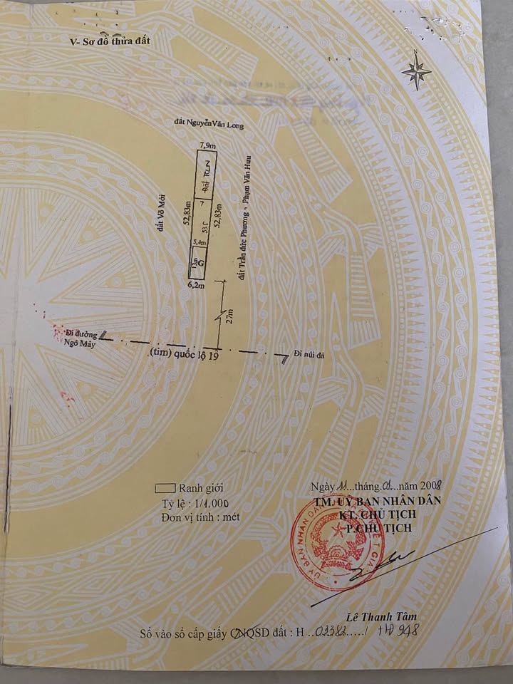 Đất nền mặt tiền đường Quang Trung, An Khê 372m² - Cơ hội đầu tư tuyệt vời!