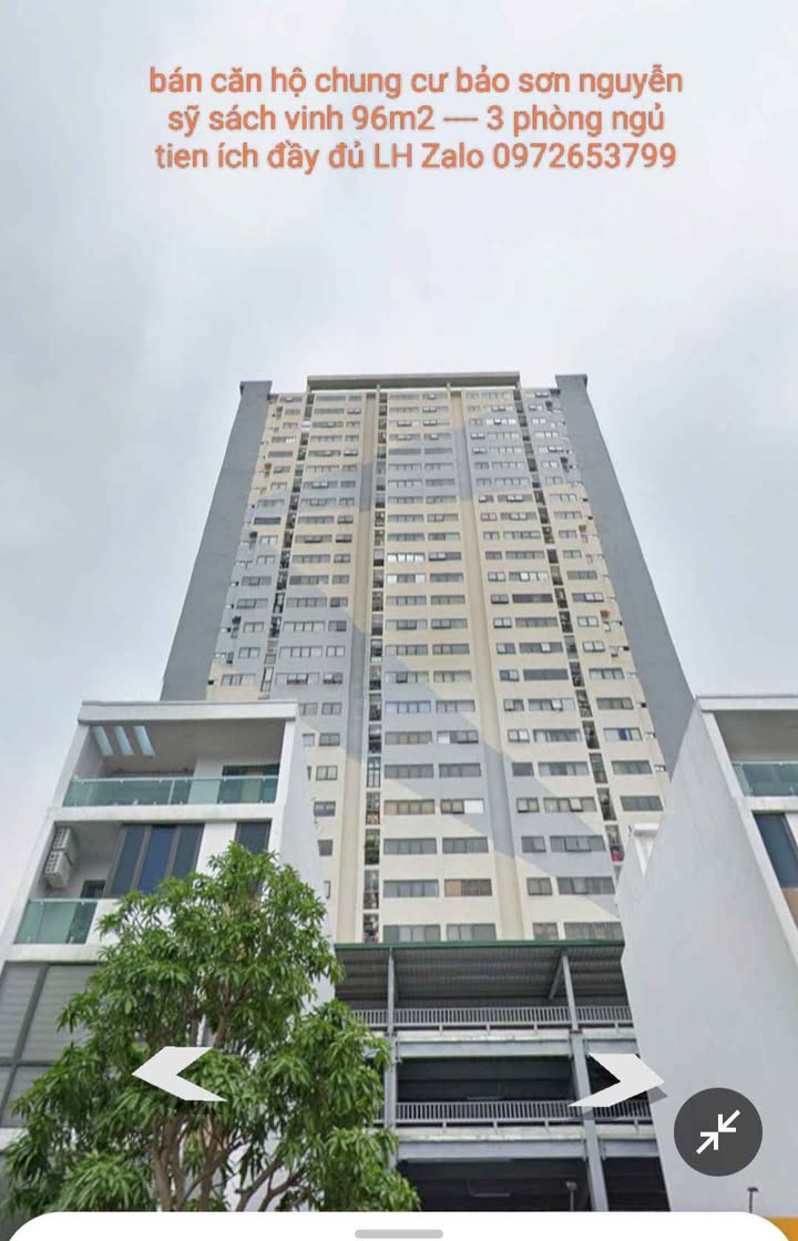 Căn hộ góc Chung cư Bảo Sơn Vinh 96m² - Không gian sống lý tưởng!