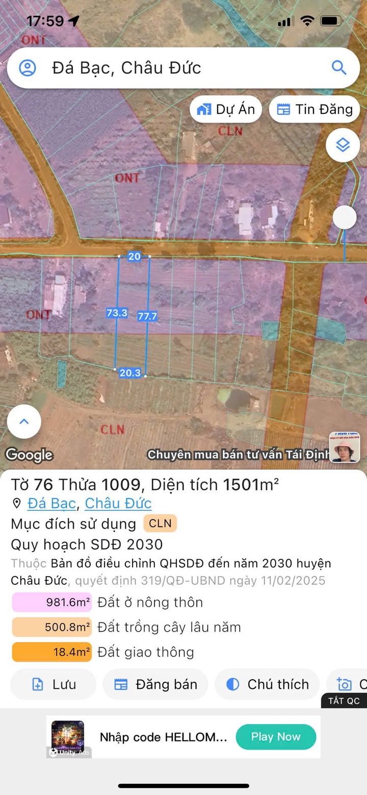 Đất mặt tiền Nghĩa Thành 1500m² giá 2.5 tỷ - Cơ hội đầu tư tuyệt vời!