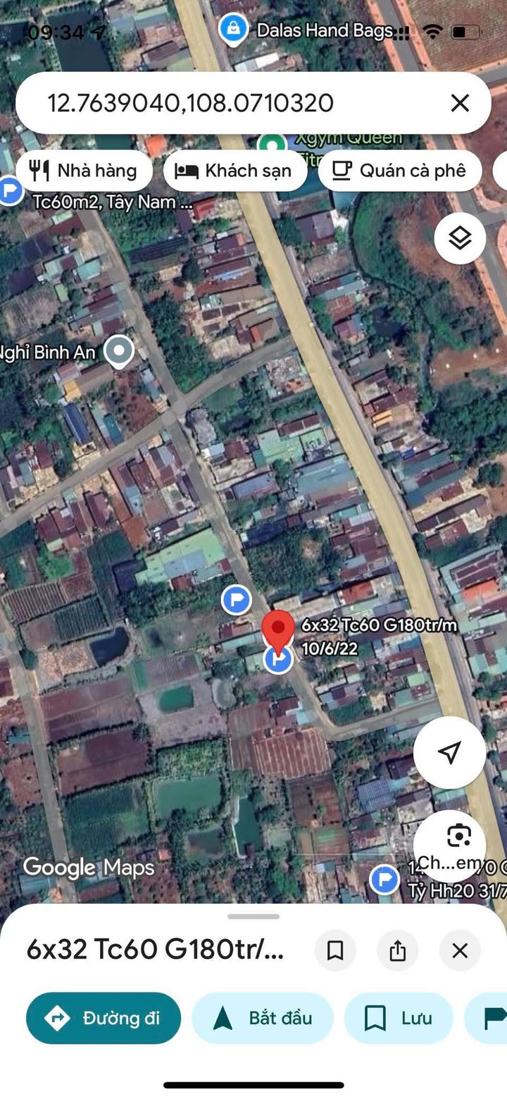 Đất nền Cư Suê 192m² giá 1 tỷ - Cơ hội đầu tư tuyệt vời!