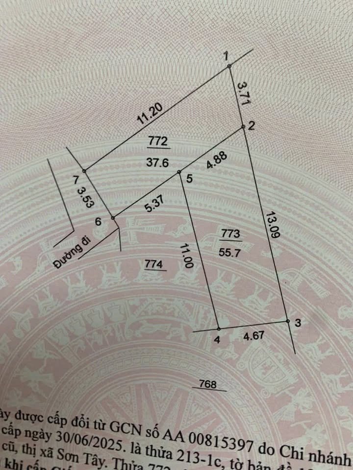 Đất nền đẹp tại Trung Hưng, Sơn Tây 55m² giá 1.6 tỷ - Cơ hội đầu tư sinh lời!