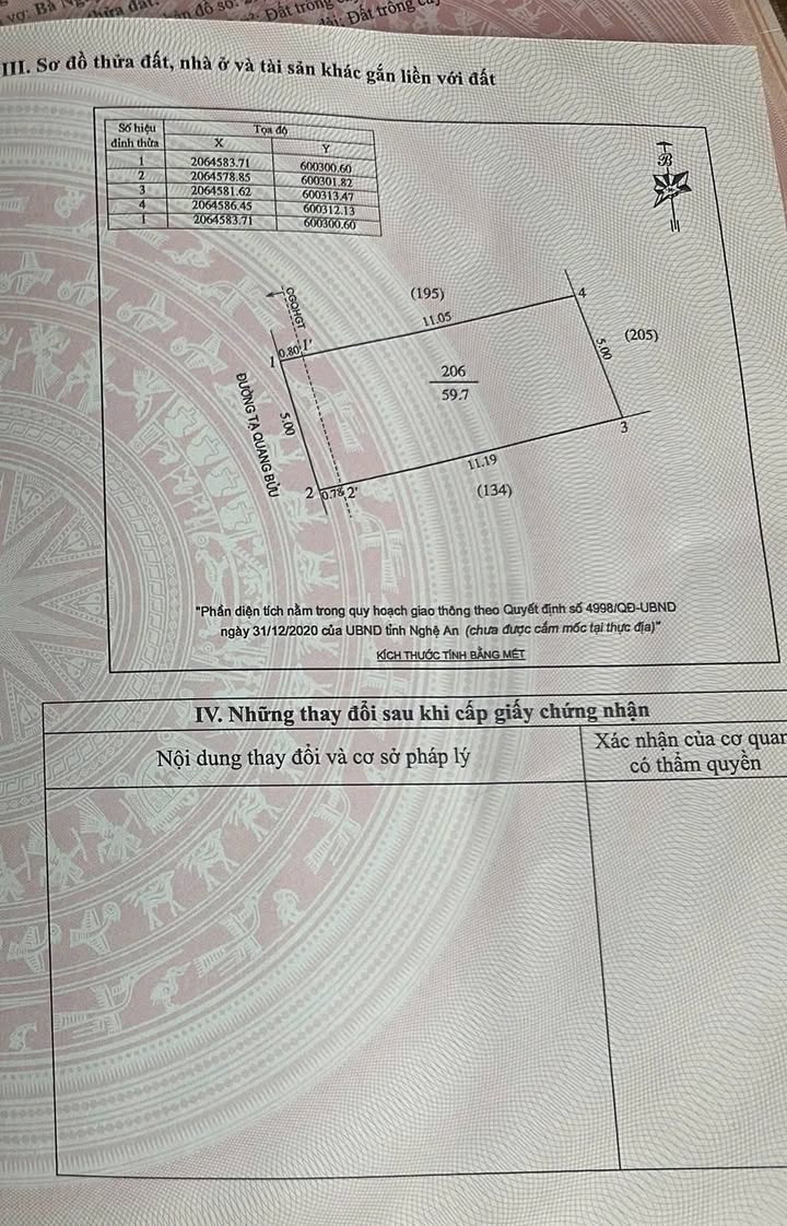 Đất Tạ Quang Bửu Vinh 60m² - Chính chủ cần bán gấp!