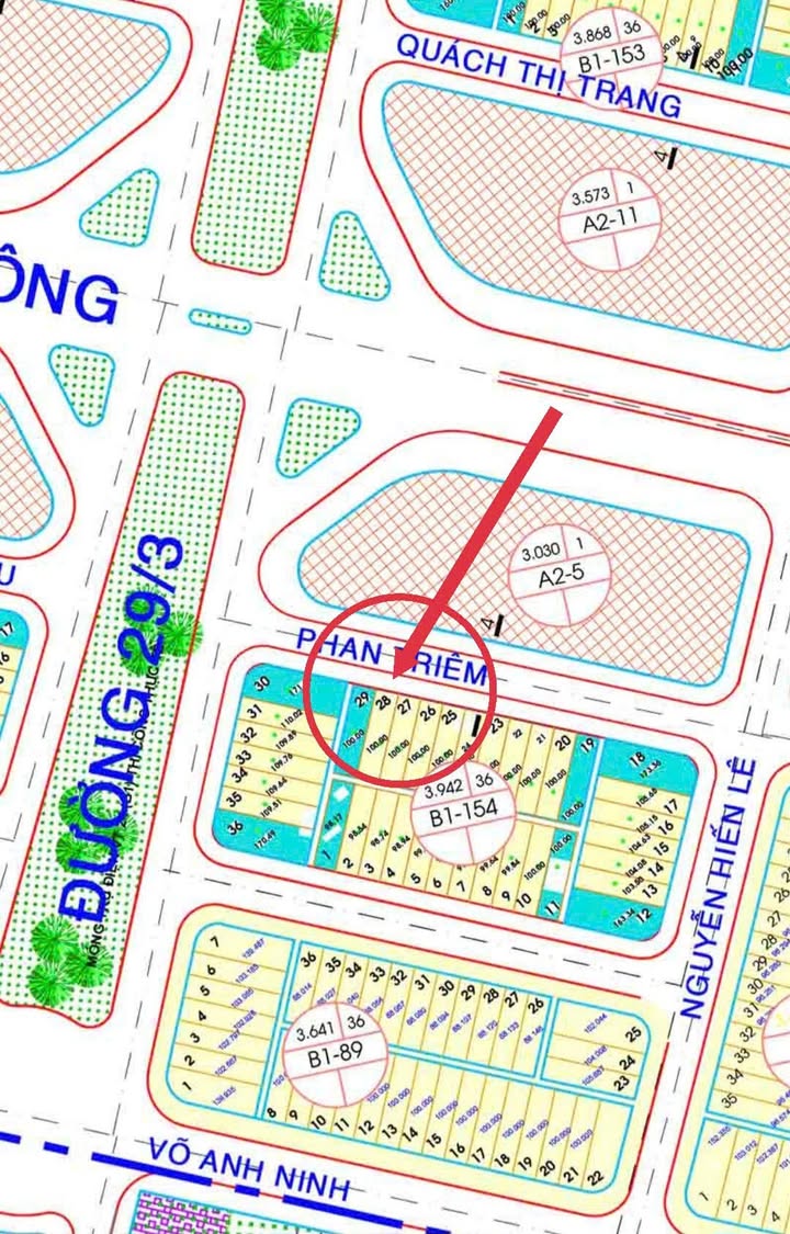 Đất nền đường Phan Triêm Hòa Xuân 102m² giá 6.1 tỷ - Vị trí đắc địa đầu tư sinh lời!