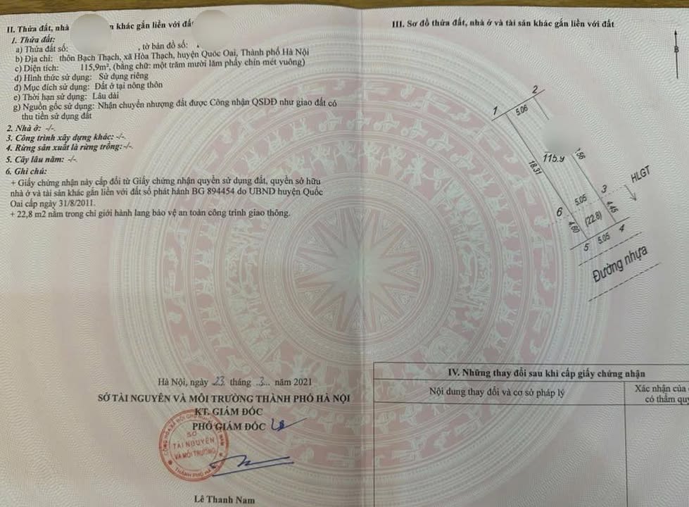 Đất nền Phú Cát - Quốc Oai 115m² - Vị trí kinh doanh sầm uất!