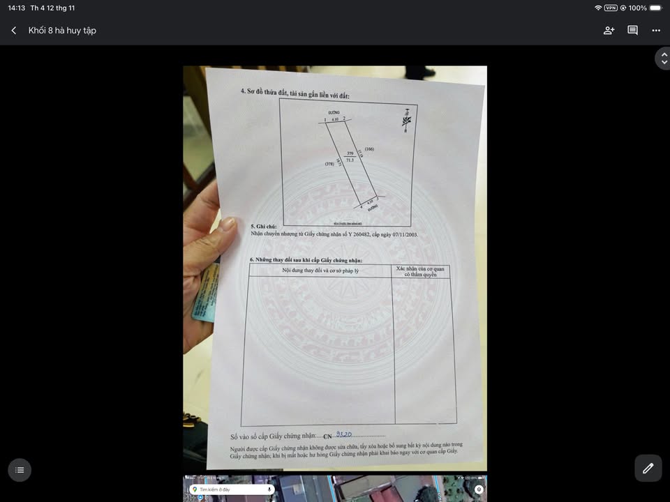 Đất nền Khối 8, Hà Huy Tập 71m² giá 4 tỷ - Vị trí phát triển cực hot!