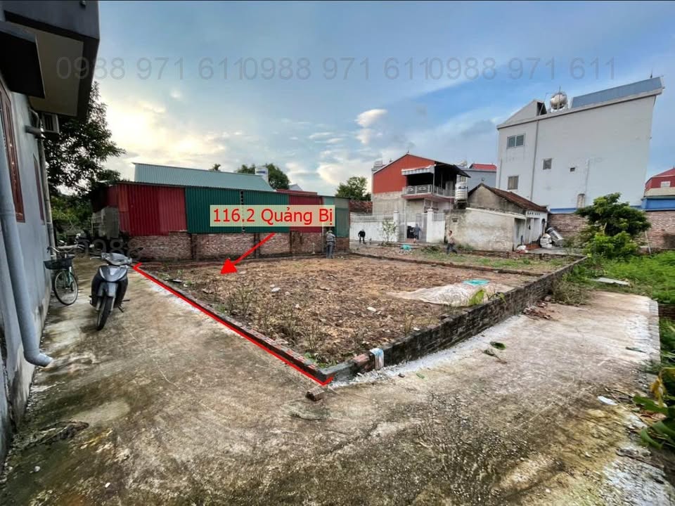Đất thổ cư 116.2m² tại xã Quảng Bị, Chương Mỹ - Giá chỉ 2 tỷ, thương lượng trực tiếp!
