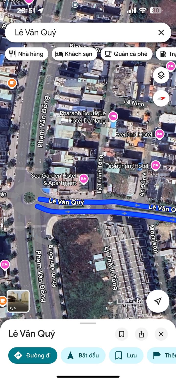 Đất nền Lê Văn Quý, Sơn Trà 509m² giá 103 tỷ - Vị trí đắc địa, đầu tư sinh lời!