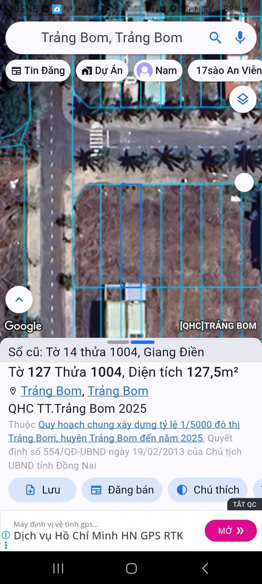 Đất nền Dự án The ViVa CiTy Trảng Bom 127.5m² giá 800 triệu - Đầu tư sinh lời ngay!