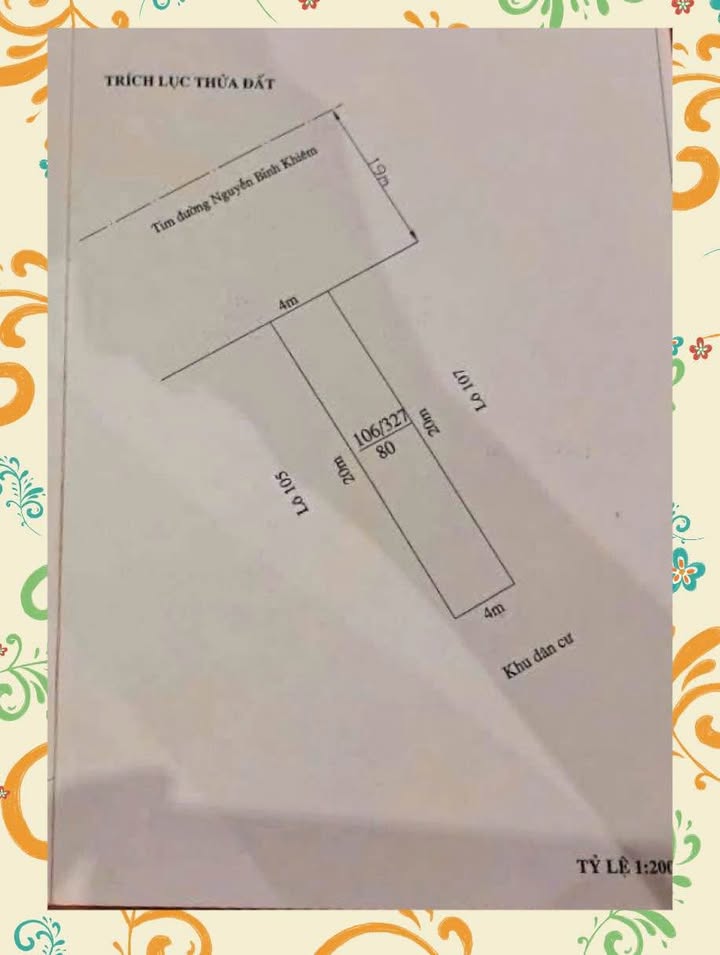 Mặt tiền đường Nguyễn Bỉnh Khiêm quận Bình Thạnh 80m² giá 4.64 tỷ - Hướng Tây Bắc, sổ đỏ chính chủ!