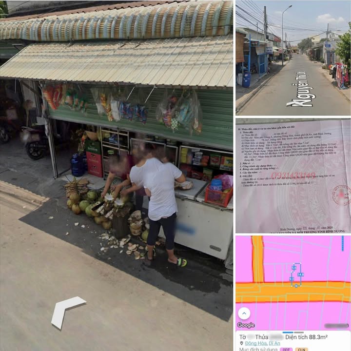 Bán mặt tiền đường Nguyễn Thị Út, phường Đông Hòa, 79m² giá 3.8 tỷ - Cơ hội đầu tư tuyệt vời!