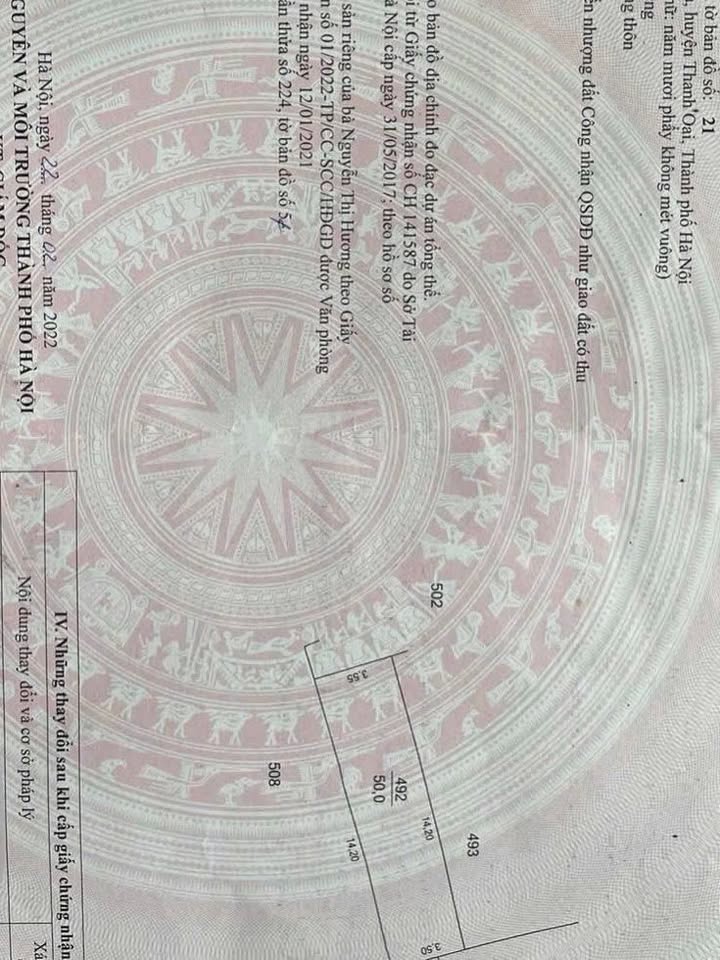 Nhà 3 tầng Bích Hòa, Thanh Oai 50m² giá 4 tỷ - Nở hậu, ô tô vào tận nhà!