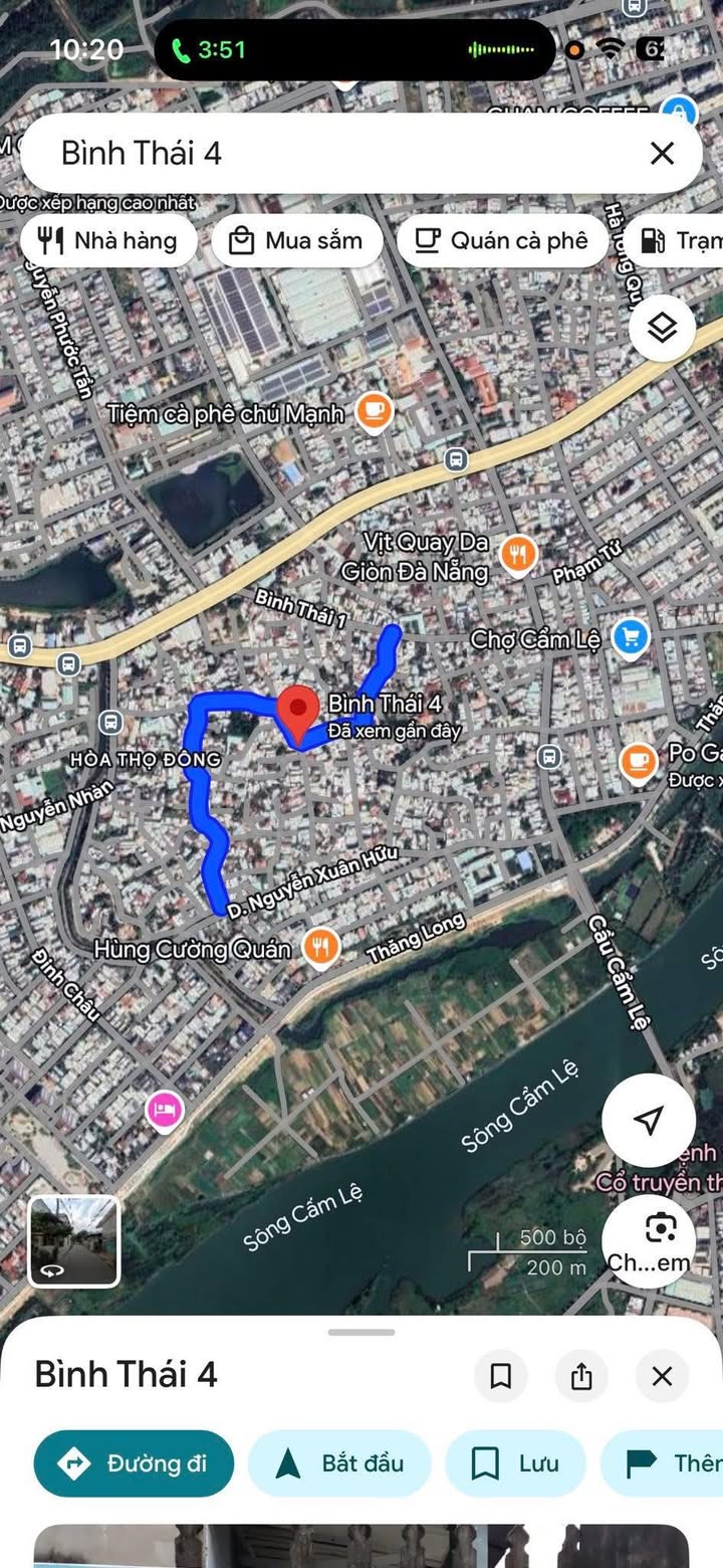 Đất mặt tiền đường Bình Thái 4, Cẩm Lệ, Đà Nẵng 91.9m² - Đầu tư sinh lời tuyệt vời!