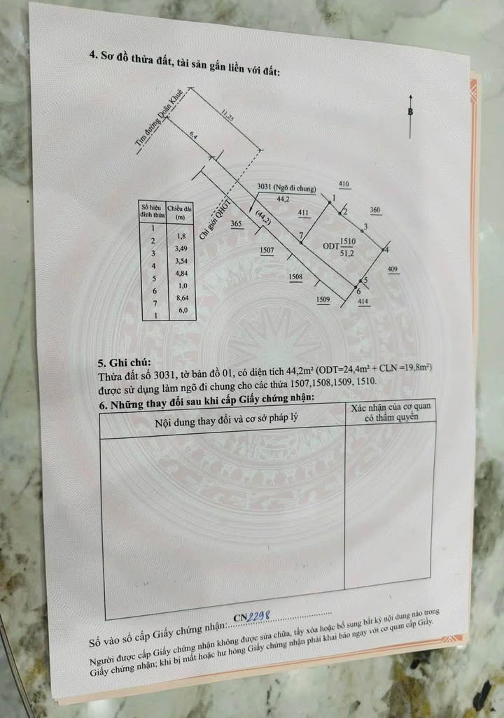 Đất nền Vũ Phúc Thái Bình 51.2m² giá 1 tỷ - Sổ đỏ chính chủ, mặt tiền rộng!