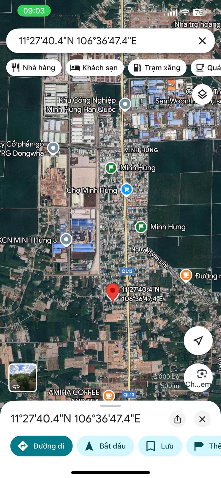 Đất nền Phường Minh Hưng 462m² giá 2.1 tỷ - Tiềm năng đầu tư tuyệt vời!