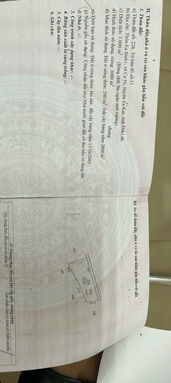 Đất nền Cư Ni, Ea Kar 3000m² giá 1,1 tỷ - Tiềm năng đầu tư cao!