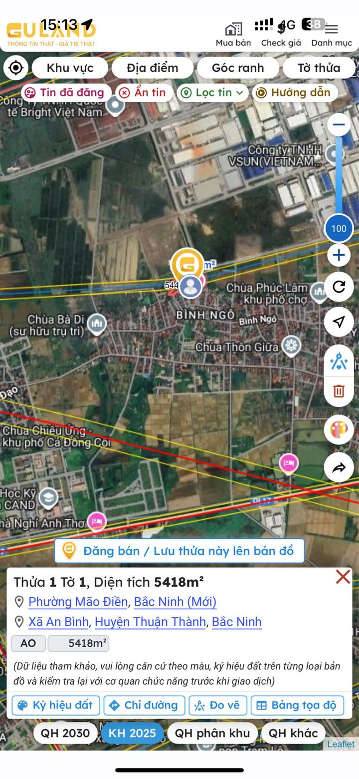 Lô đất An Bình 55m² giá 1.6 tỷ - Đầu tư sinh lời cao!