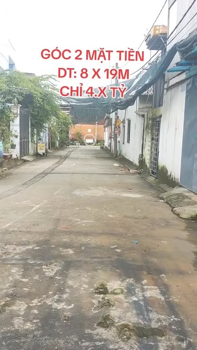 Đất nền Hóc Môn 152m² giá 4 tỷ - Góc 2 mặt tiền, xe tải vào tận nơi!