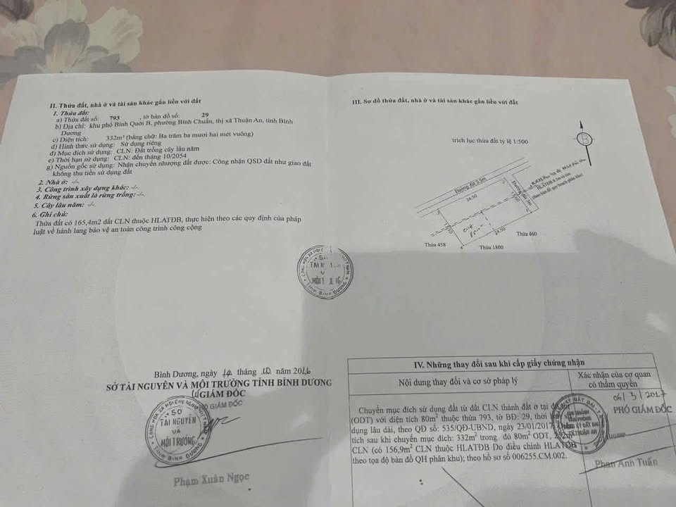 Đất mặt tiền đường Bình Chuẩn 09, Thuận An 333.2m² - Đầu tư sinh lời ngay!