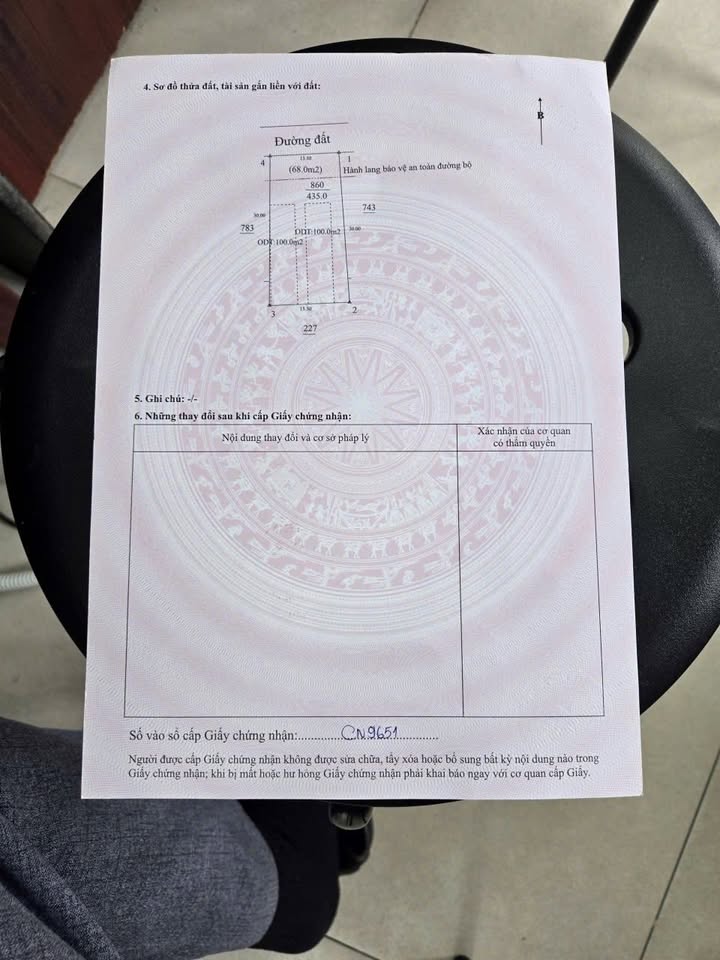Đất Tân Khánh Tân Uyên 435m² giá 7 tỷ - Đường nhựa 8m thông thoáng!