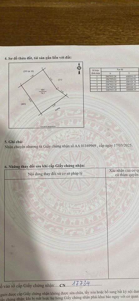 Đất nền đường Đặng Như Mai, phường Hưng Lộc 79.7m² giá chỉ 1 tỷ - Đường ô tô vào tận sân!