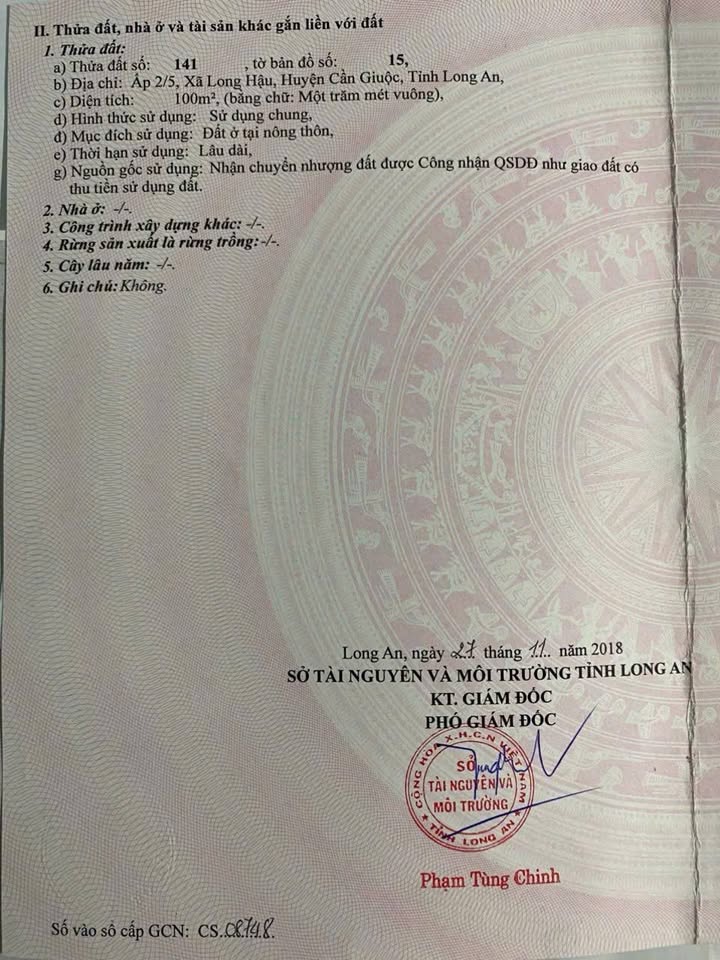 Đất thổ cư 100m² Lê Văn Lương - Sổ hồng riêng, giá thỏa thuận hấp dẫn!