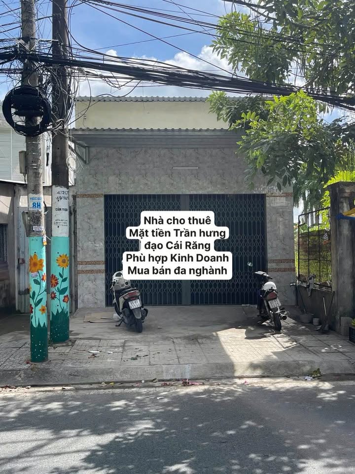 Nhà cho thuê mặt tiền Trần Hưng Đạo, Cái Răng 150m² giá 10 triệu - Không gian mới đẹp, thuận tiện kinh doanh!