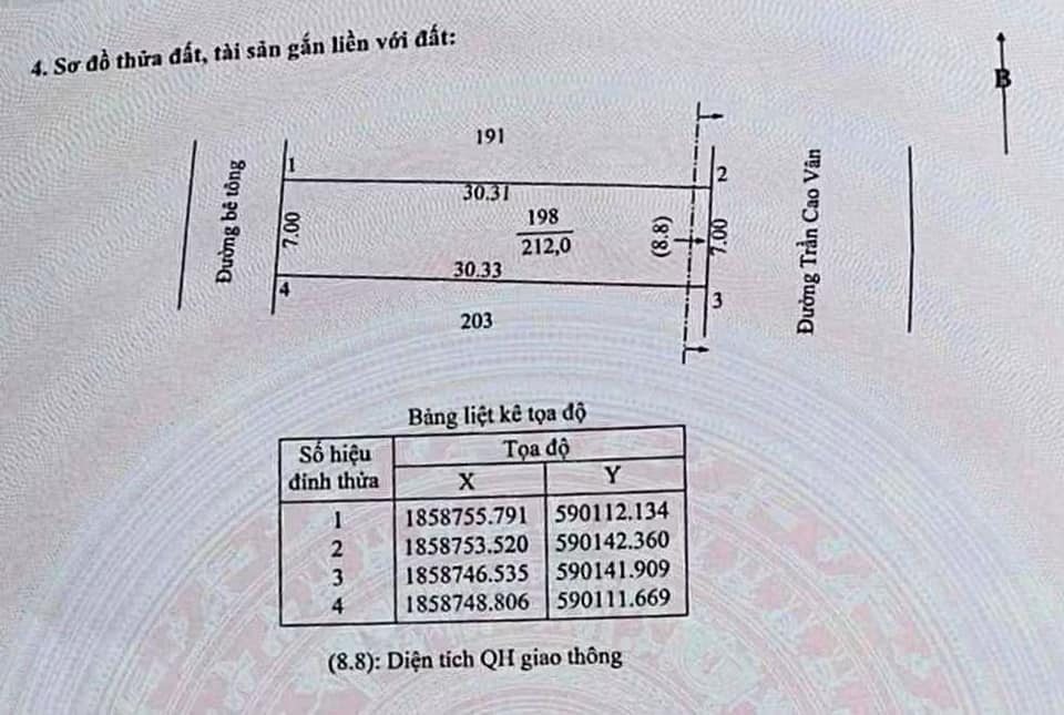 Đất mặt tiền Trần Cao Vân, Đông Hà 212m² giá 2.5 tỷ - Cơ hội không thể bỏ lỡ!