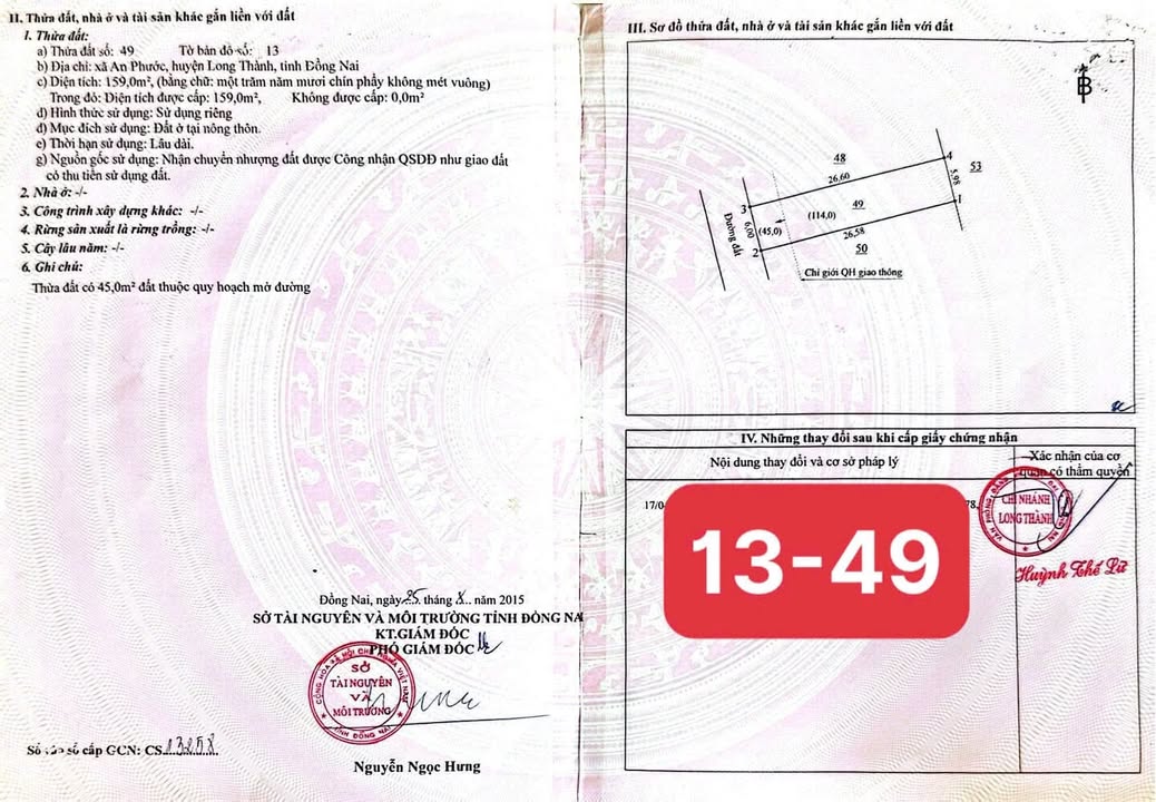 Đất mặt tiền Phùng Hưng, An Phước, Long Thành 150m² - Tiềm năng kinh doanh lớn!