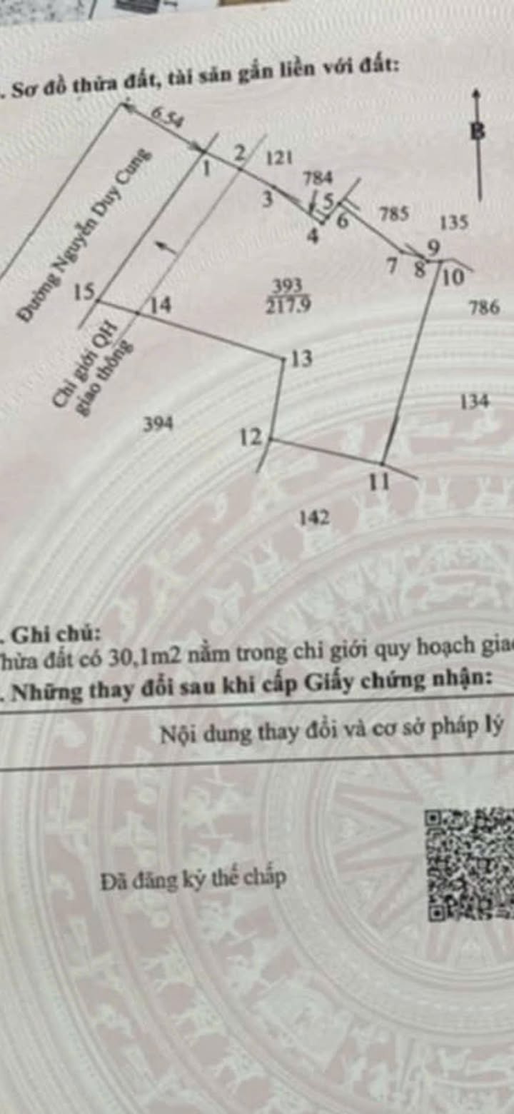 Đất mặt tiền Nguyễn Duy Cung Thủy Phương 215m² giá 2.1 tỷ - Cơ hội đầu tư hấp dẫn!