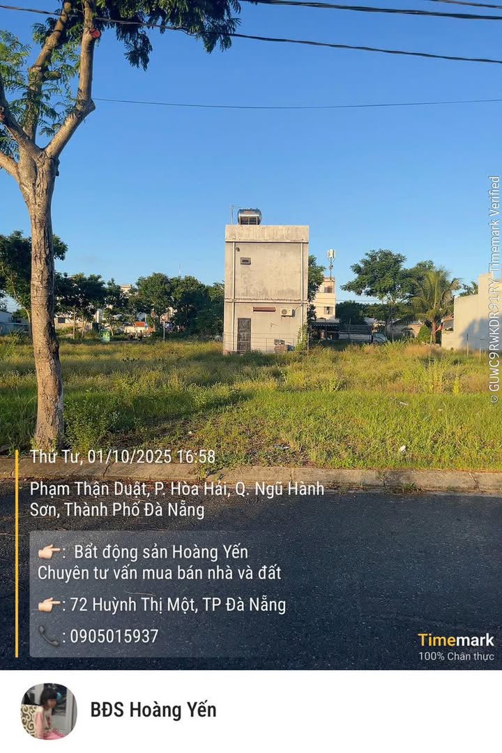 Đất biển Tân Trà Đà Nẵng 100m² giá 4.6 tỷ - Đầu tư sinh lời ngay!