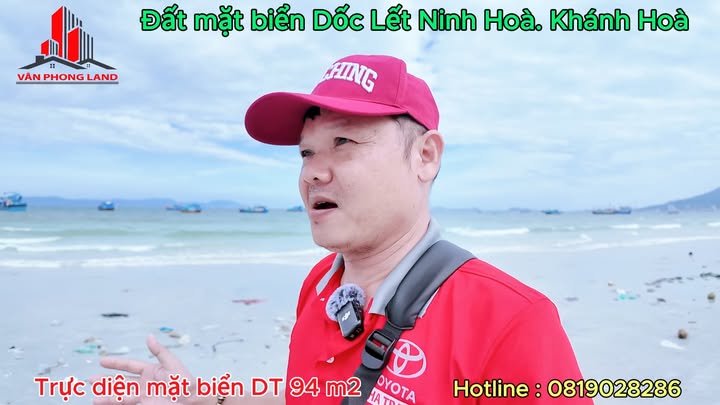 Đất mặt biển Dốc Lết Khánh Hòa 94m² giá 3 tỷ - Cơ hội đầu tư tuyệt vời!