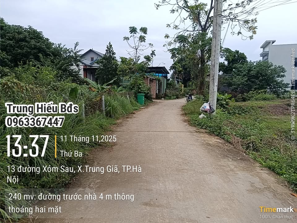 Bán đất phân lô đẹp tại Xuân Bảng, Sóc Sơn, Hà Nội 240m² - Pháp lý rõ ràng, giá thỏa thuận!