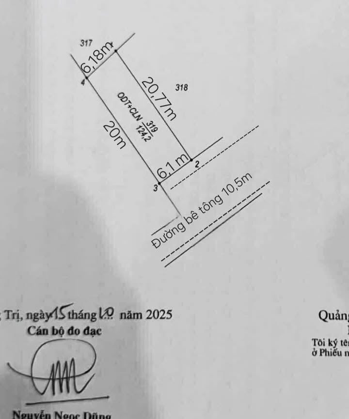 Đất nền Bắc Nghĩa Đồng Hới 124m² giá 700 triệu - Hướng Đông, mặt tiền rộng