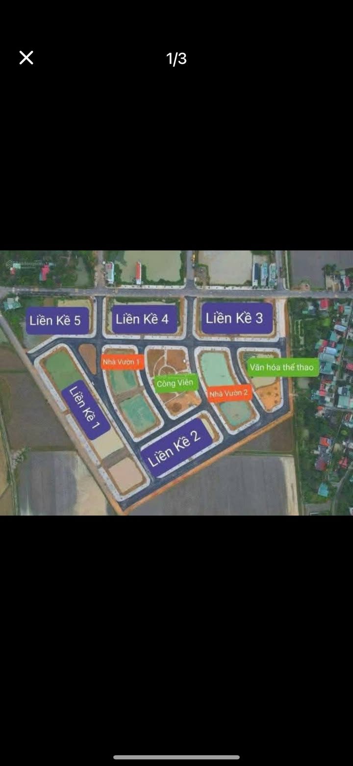 Đất nền Đông Văn 100m² giá 1.4 tỷ - View công viên tuyệt đẹp!