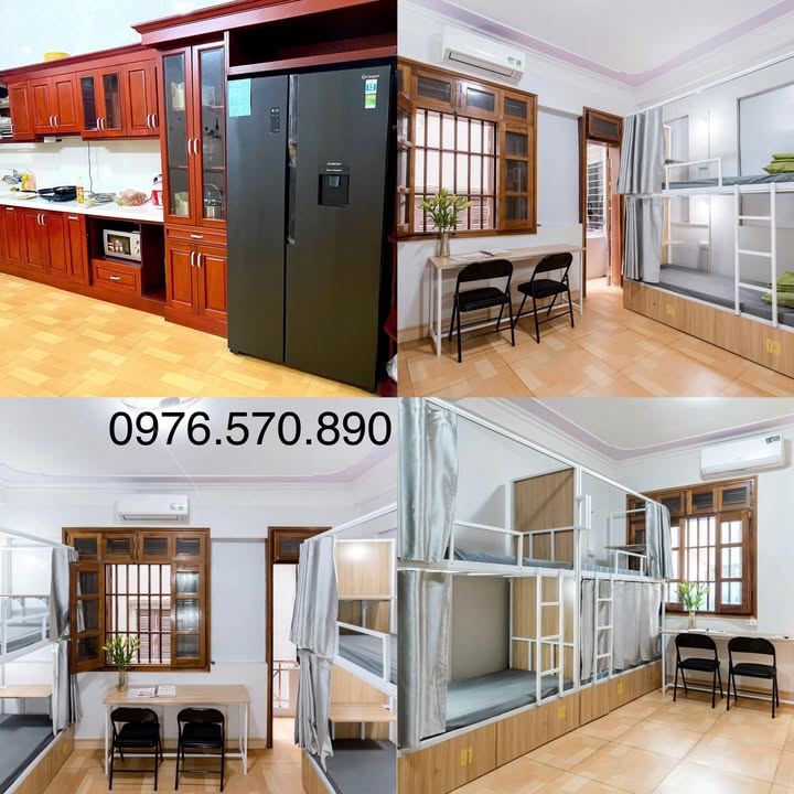 Phòng ghép Thịnh Liệt - Giải Phóng 1.55 triệu - Full nội thất xinh xắn!