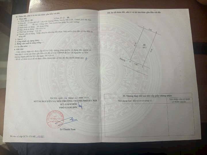 Đất nền Quang Minh Mê Linh 88,3m² - Mặt tiền rộng, vị trí kinh doanh đắc địa!