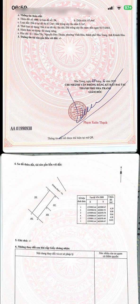 Đất nền mặt tiền Nguyễn Đức Thuận, Vĩnh Hòa 67m² giá 2.35 tỷ - Cơ hội đầu tư hiếm có!