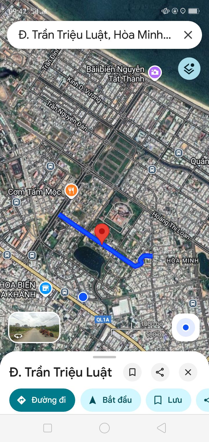 Đất mặt tiền Trần Triệu Luật, Hòa Minh, 90m² giá 5.95 tỷ - Vị trí đắc địa gần biển!