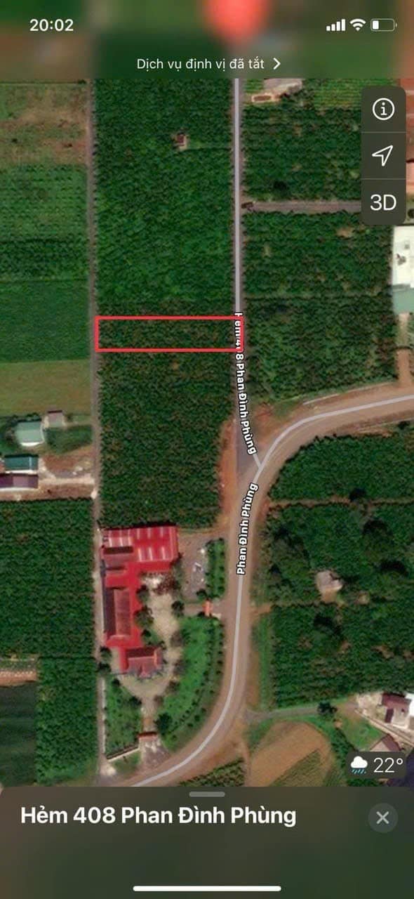 Đất thổ cư Hẻm 410 Phan Đình Phùng, Bảo Lộc 155m² giá 1.5 tỷ - Sổ đỏ chính chủ!