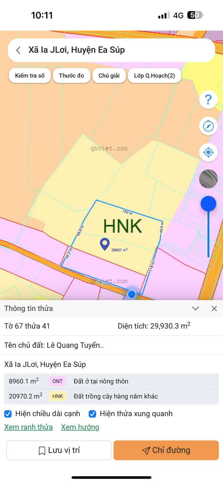 Lô đất 2.7ha mặt tiền 150m tại xã Ea Rốk - Giá chỉ 2.8 tỷ!