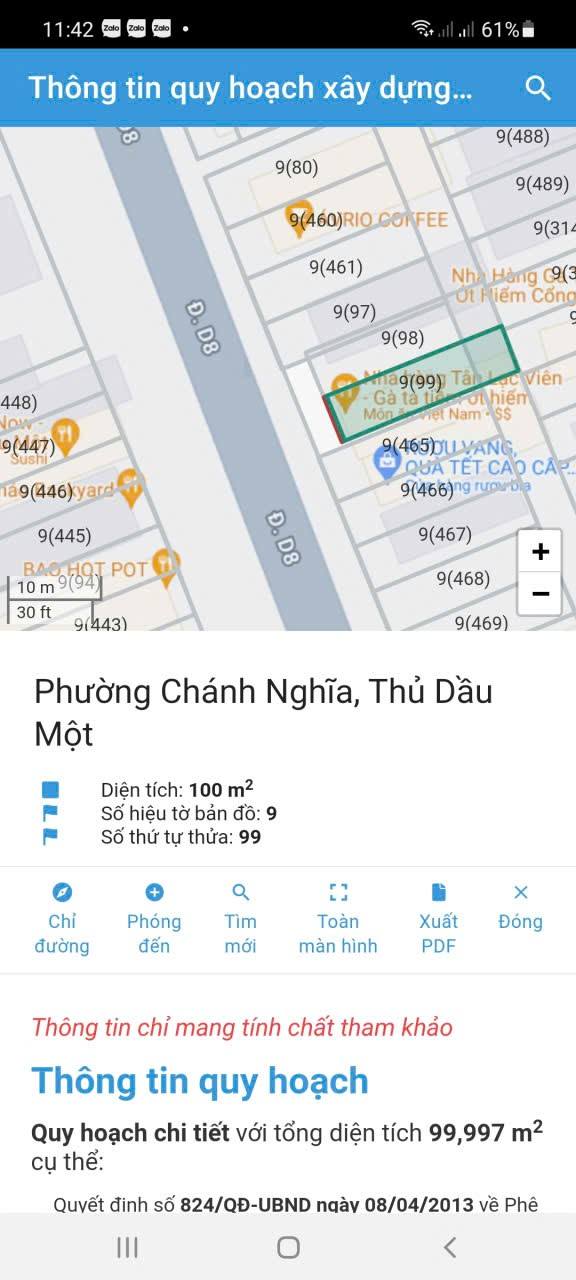 Đất thổ cư Chánh Nghĩa Thủ Dầu Một 200m² - Đầu tư sinh lời ngay!