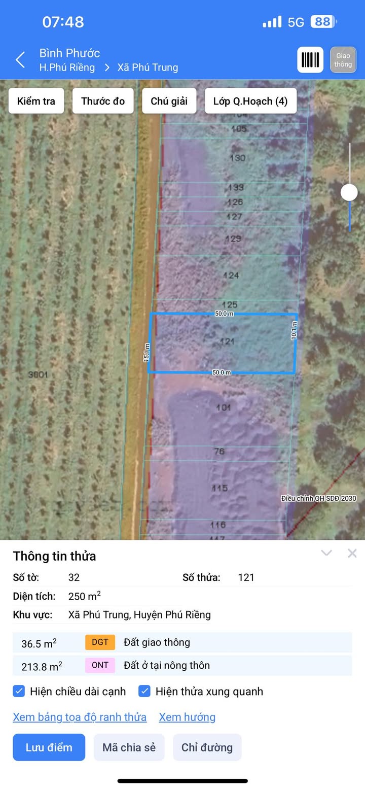 Đất nền Phú Trung 250m² giá 165 triệu - Cơ hội đầu tư hấp dẫn!